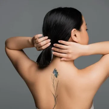 woman tattoo by woman artist